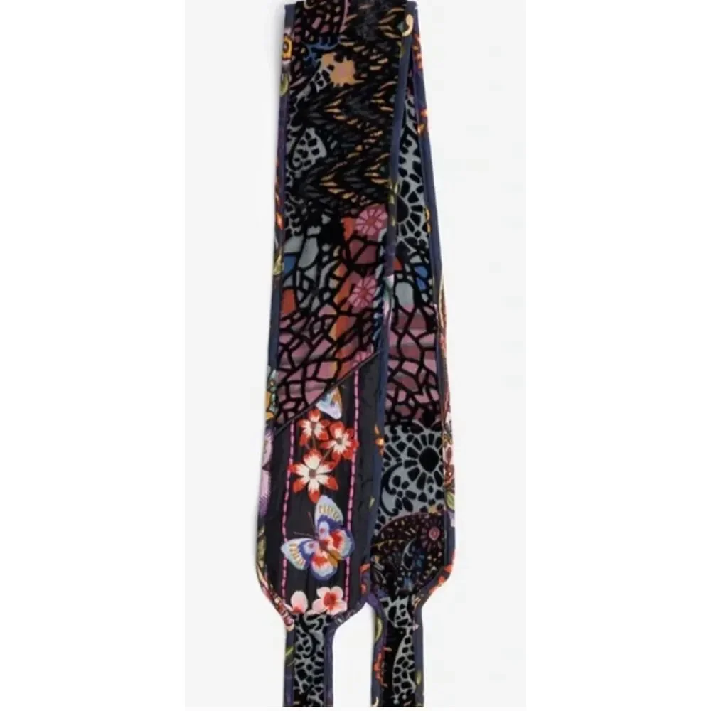 NWOT Johnny Was Catherine Belt Soundbath Navah Velvet Burnout Embroidered Boho